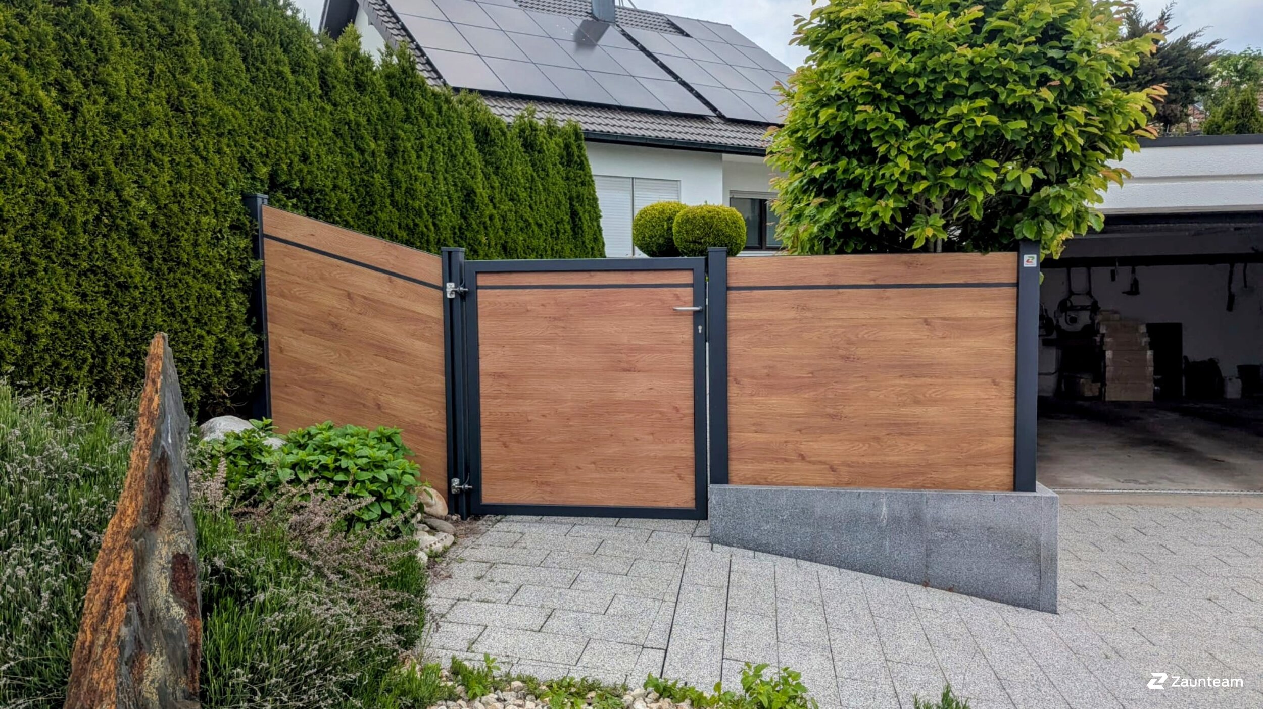 Aluminium Sichtschutz aus dem 2025 in 74544 Michelbach an der Bilz Deutschland von Zaunteam Schwäbisch Hall.