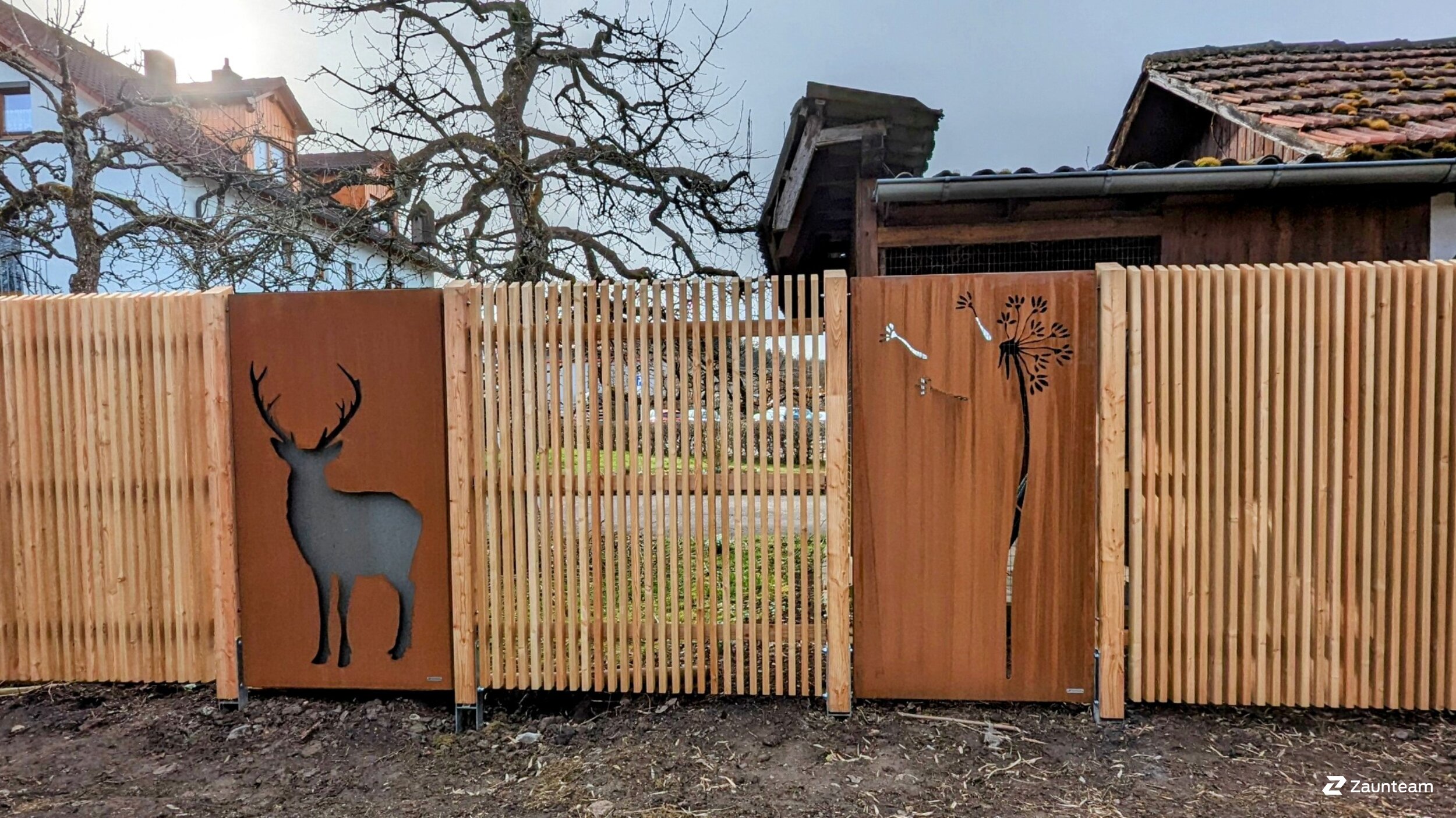 Holz Sichtschutz aus dem 2024 in 74405 Gaildorf Deutschland von Zaunteam Schwäbisch Hall.