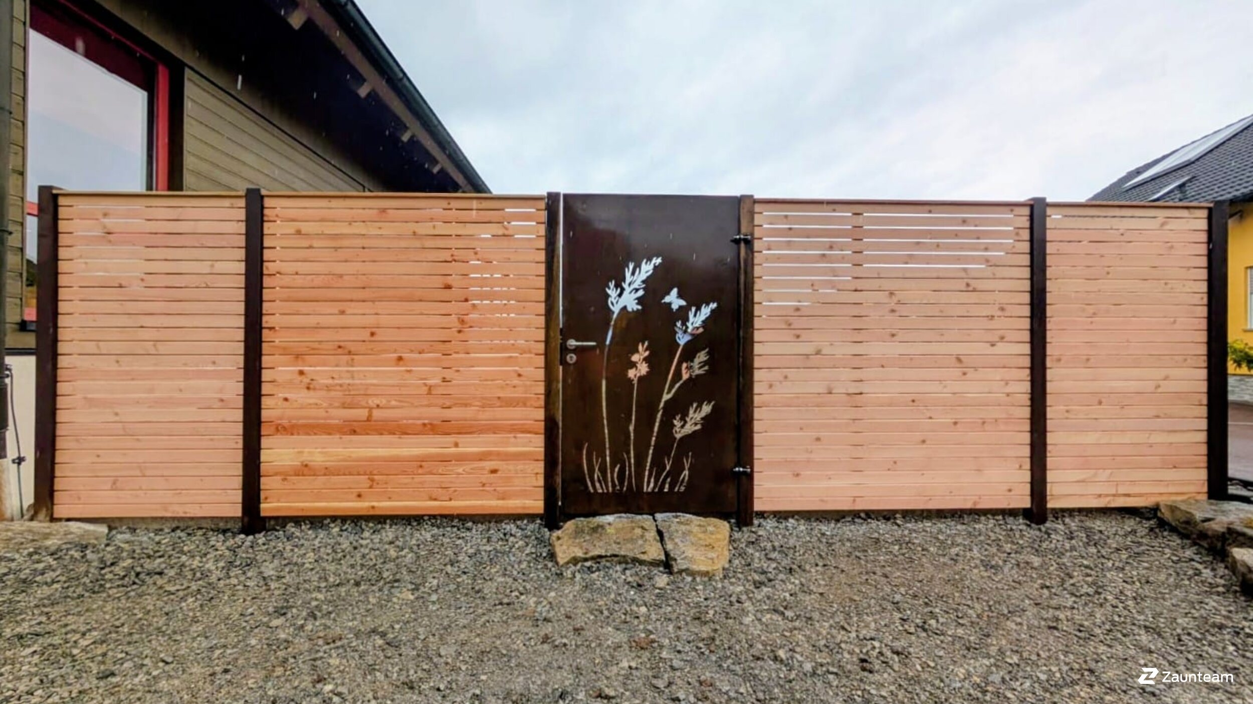 Design Sichtschutz aus dem 2025 in 74564 Crailsheim Deutschland von Zaunteam Schwäbisch Hall.