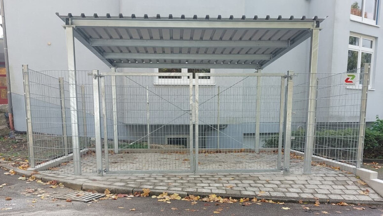 Doppelstabmattenzaun aus dem 2025 in 74544 Michelbach an der Bilz Deutschland von Zaunteam Schwäbisch Hall.