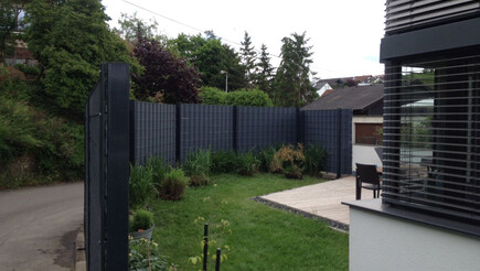 Protection brise-vue en tressage de 2017 à 72644 Oberboihingen Allemagne de Franchise AG.