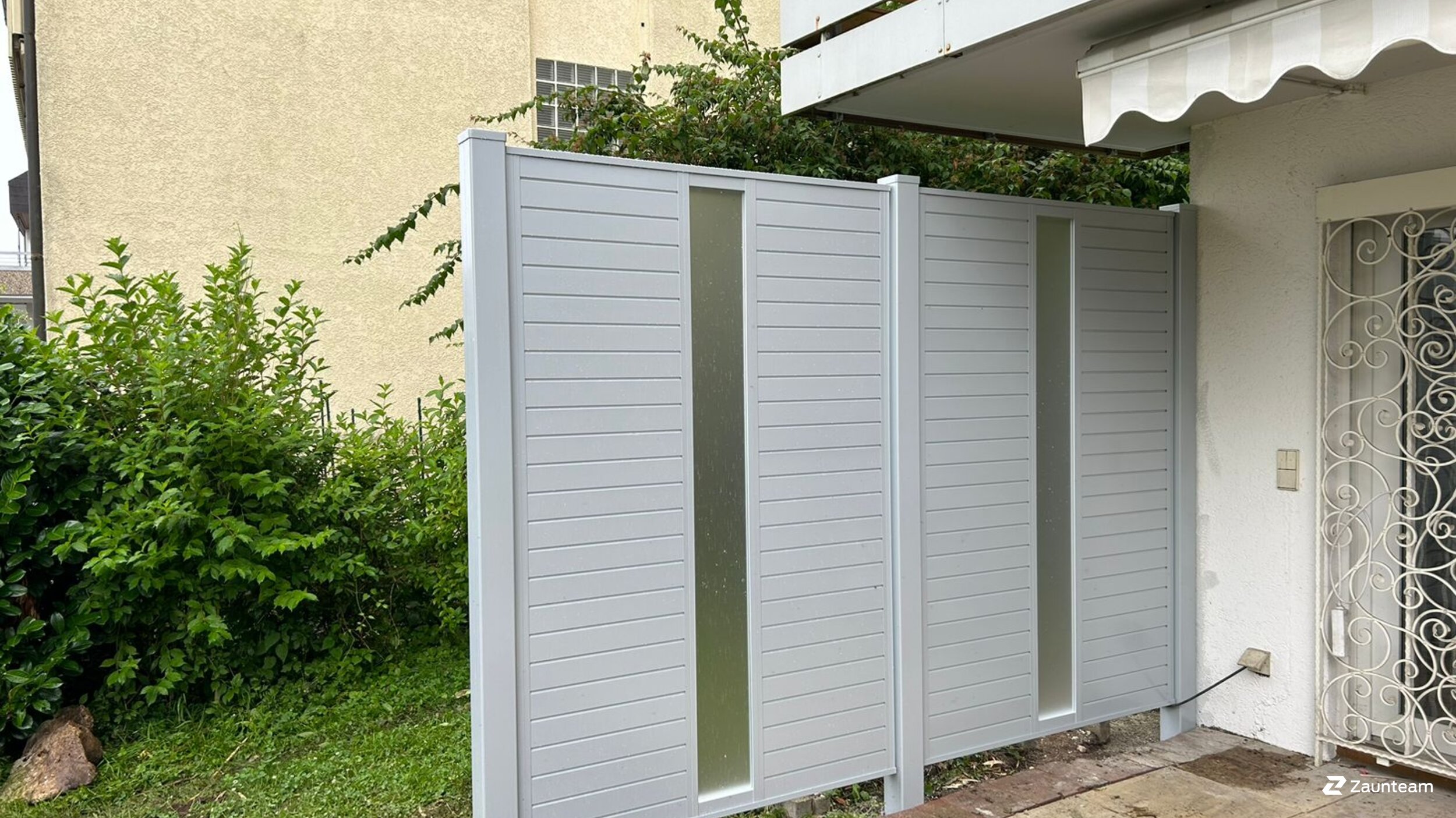 Aluminium Sichtschutz aus dem 2024 in 73098 Rechberghausen Deutschland von Zaunteam Fenzhöfe Oberwälden.