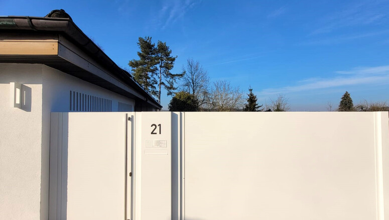 Aluminium Sichtschutz aus dem 2025 in 73525 Schwäbisch Gmünd  Deutschland von Zaunteam Fenzhöfe Oberwälden.