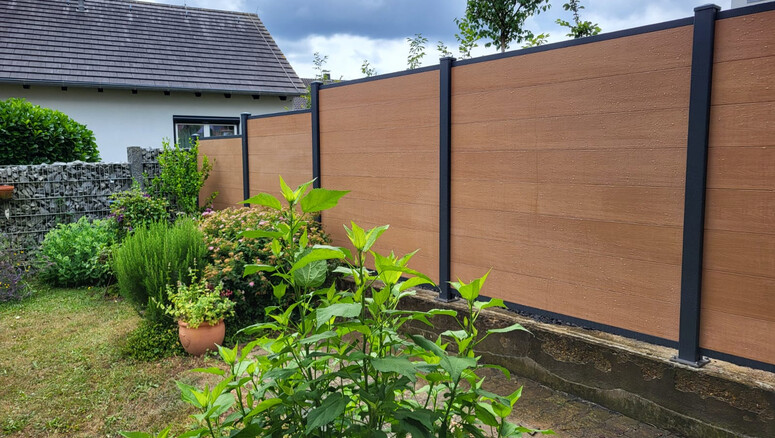 WPC Sichtschutz aus dem 2025 in 73116 Wäschenbeuren Deutschland von Zaunteam Fenzhöfe Oberwälden.