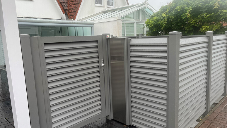Aluminium Sichtschutz aus dem 2025 in 23743 Grömitz Schweiz von Zaunteam Südostholstein.