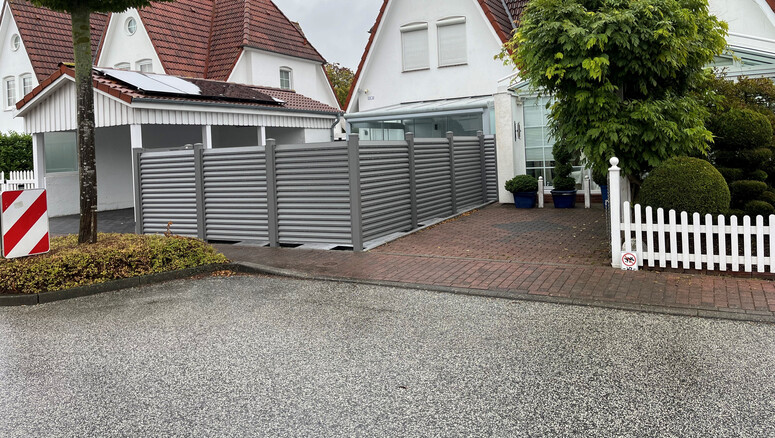 Aluminium Sichtschutz aus dem 2025 in 23743 Grömitz Deutschland von Zaunteam Südostholstein.