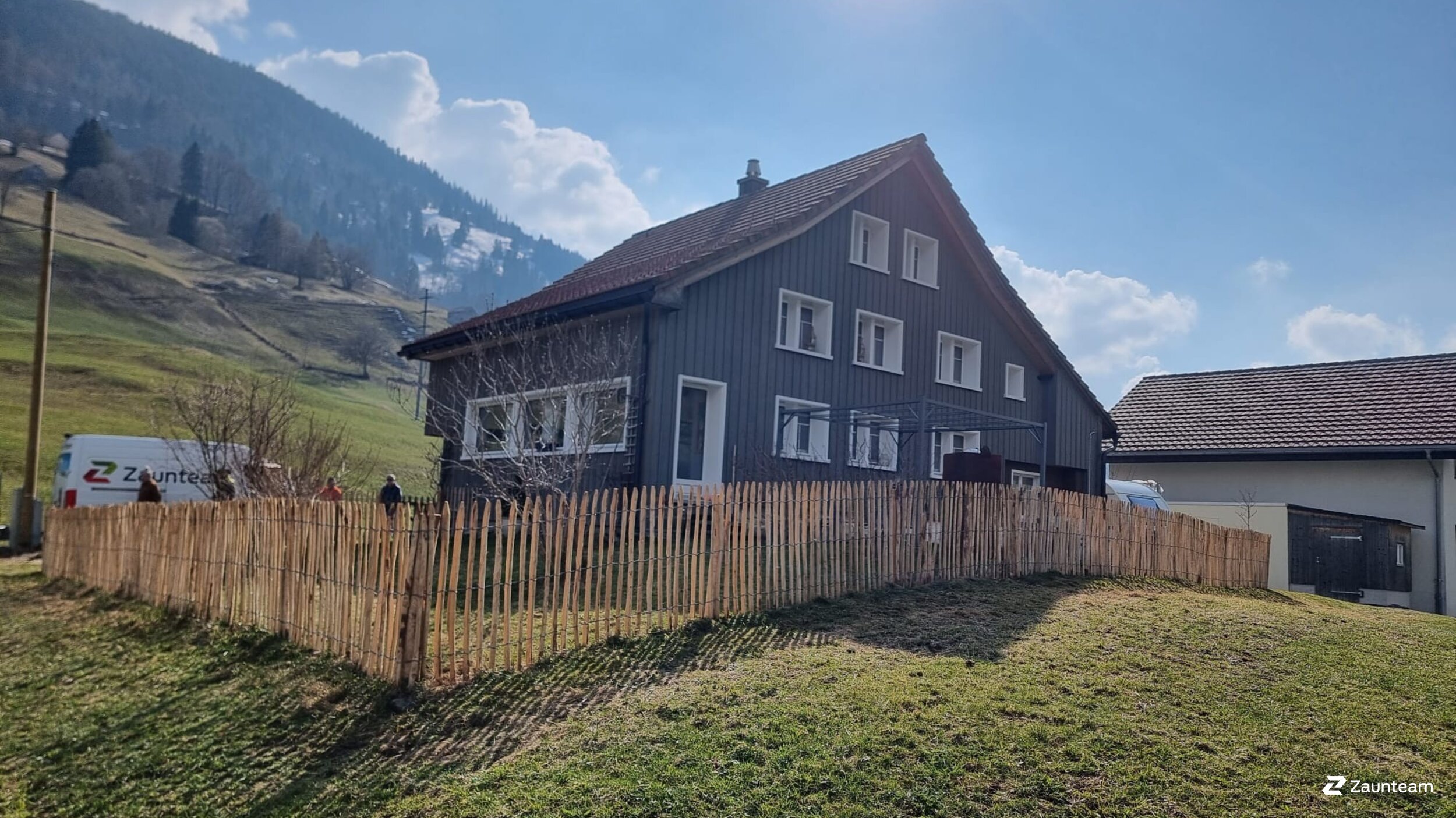 Clôture naturelle de 2026 à 9656 Alt St. Johann Suisse de Zaunteam Toggenburg.