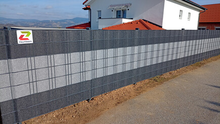 Protection brise-vue en tressage de 2023 à 8224 Kaindorf Autriche de Zaunteam Oststeiermark.