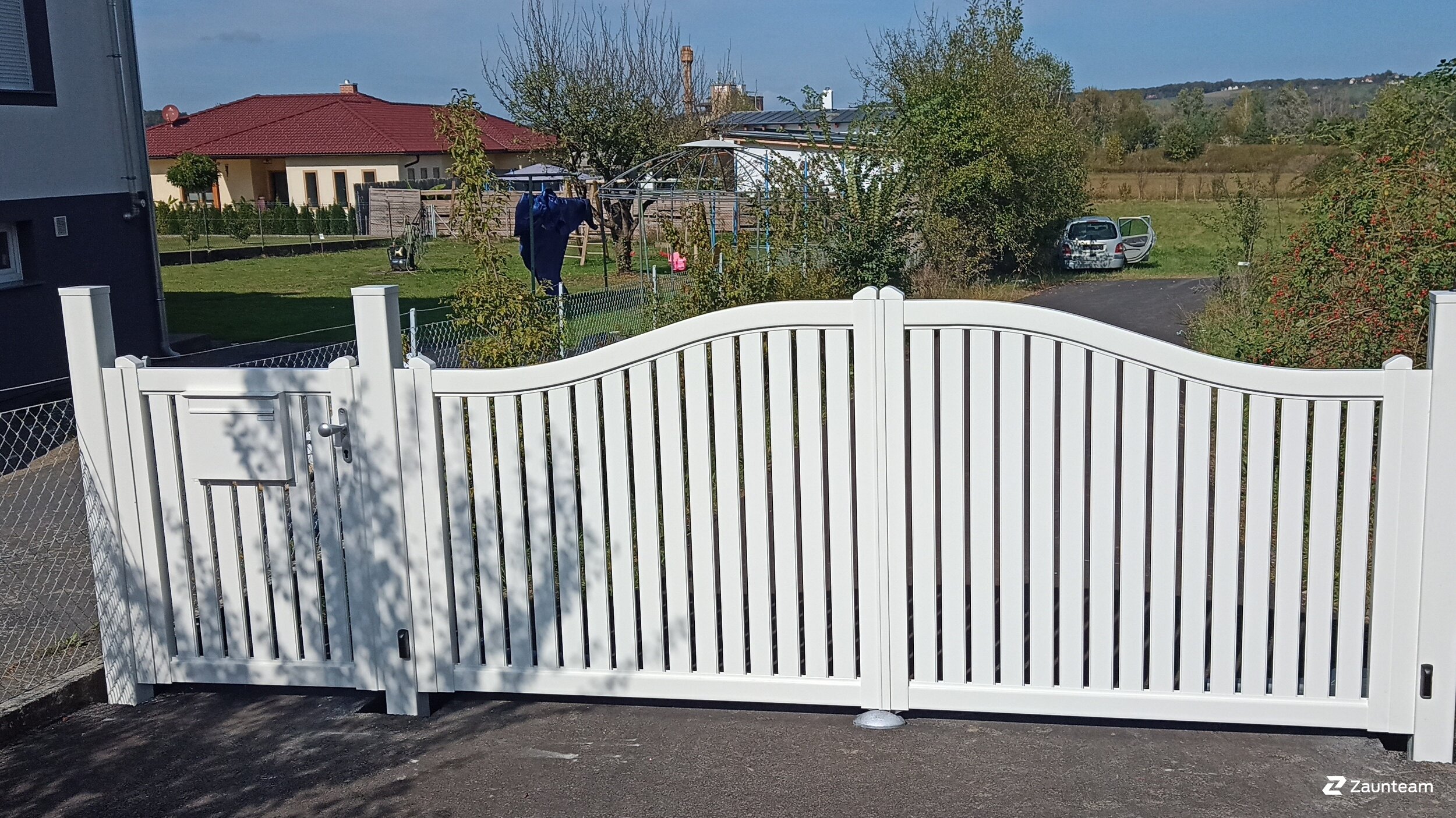 Clôture en aluminium de 2023 à 8250 Fehring Autriche de Zaunteam Oststeiermark.