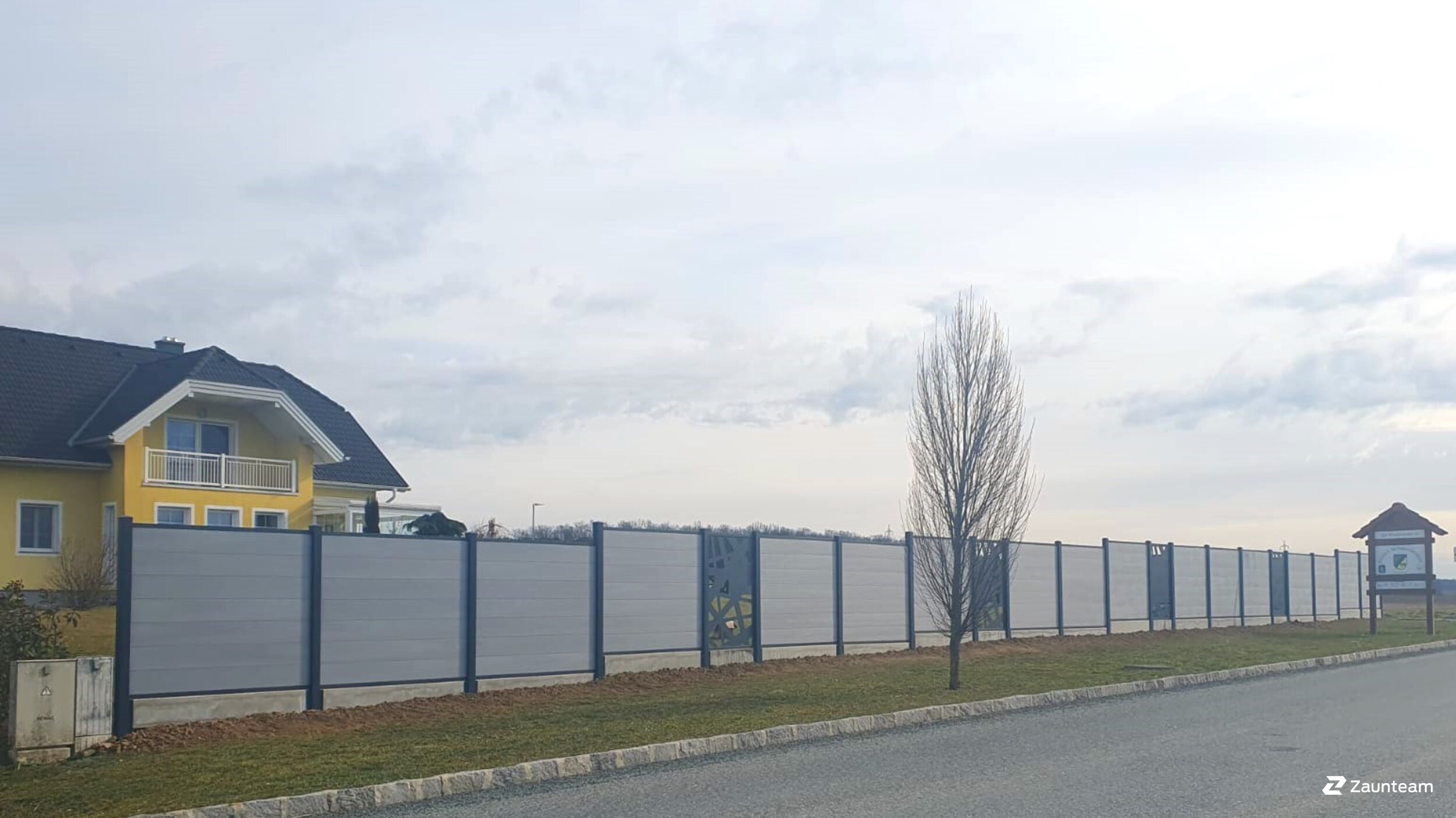 Kunststoff Sichtschutz aus dem 2024 in 7544 Deutsch Tschanschendorf Österreich von Zaunteam Oststeiermark.