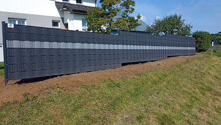 Protection brise-vue en tressage de 2024 à 8240 Wagendorf Autriche de Zaunteam Oststeiermark.