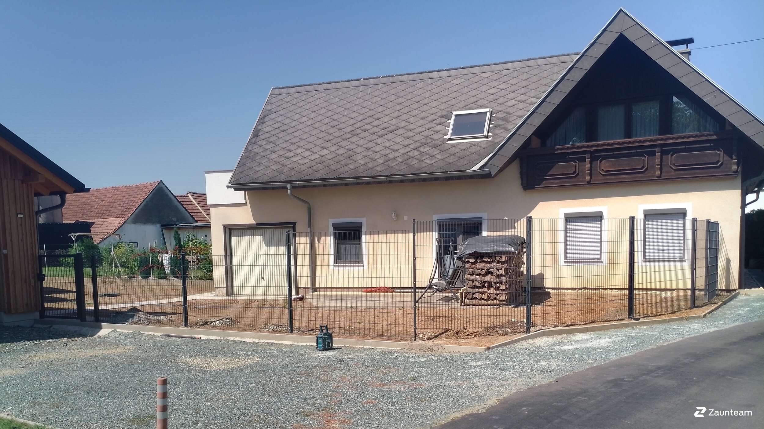 Clôture en panneau double fil de 2025 à 7553 Bocksdorf Autriche de Zaunteam Oststeiermark.