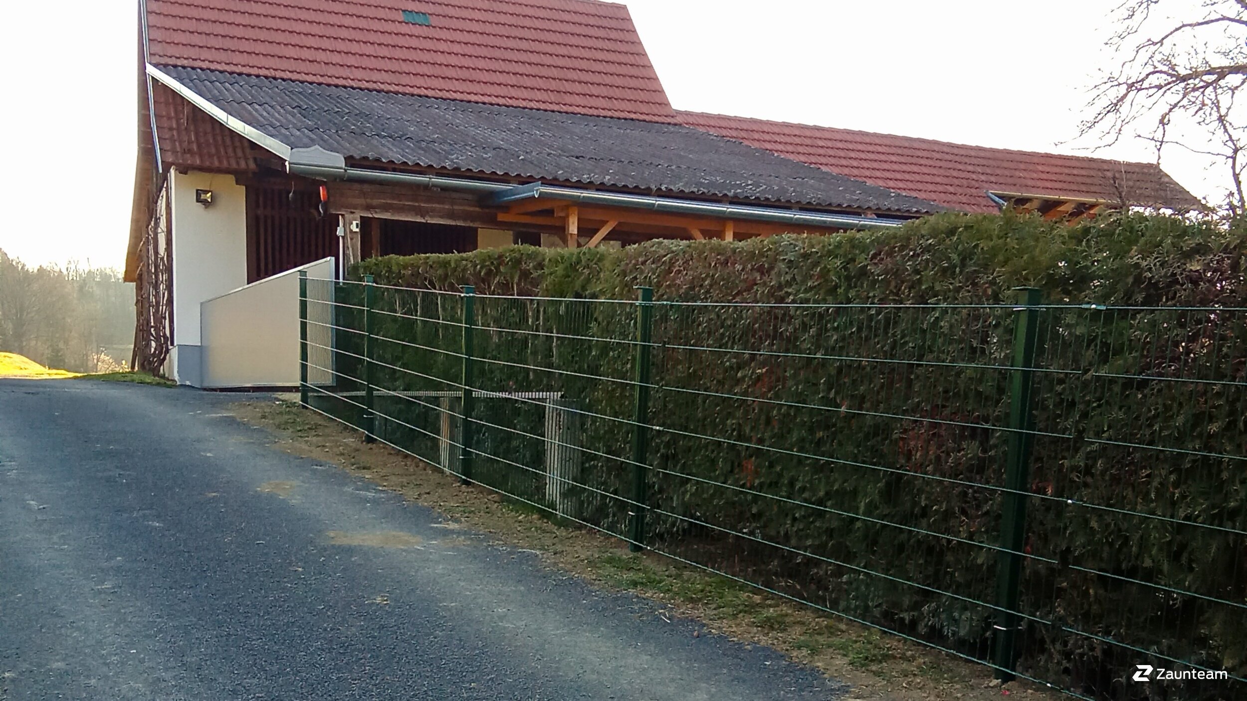 Clôture en panneau double fil de 2025 à 7543 Kukmirn Autriche de Zaunteam Oststeiermark.