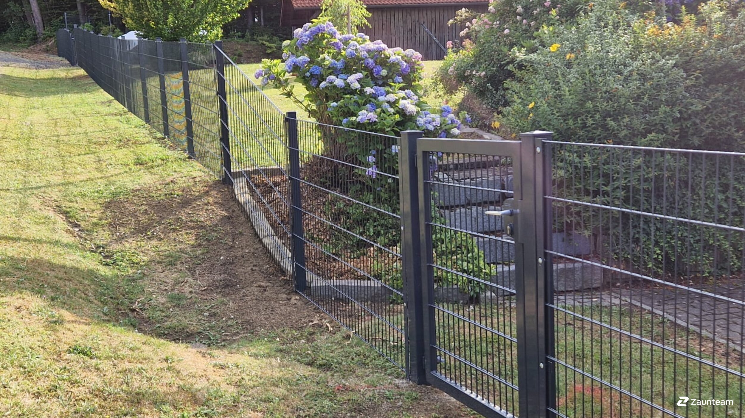 Doppelstabmattenzaun aus dem 2025 in 8284 Liebau Österreich von Zaunteam Oststeiermark.