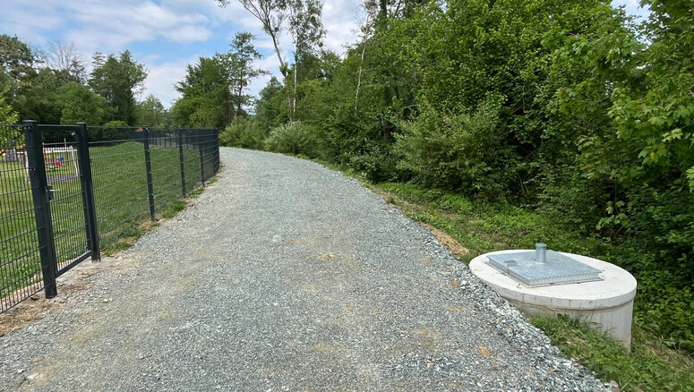 Doppelstabmattenzaun aus dem 2025 in 8292 Neudau Österreich von Zaunteam Oststeiermark.