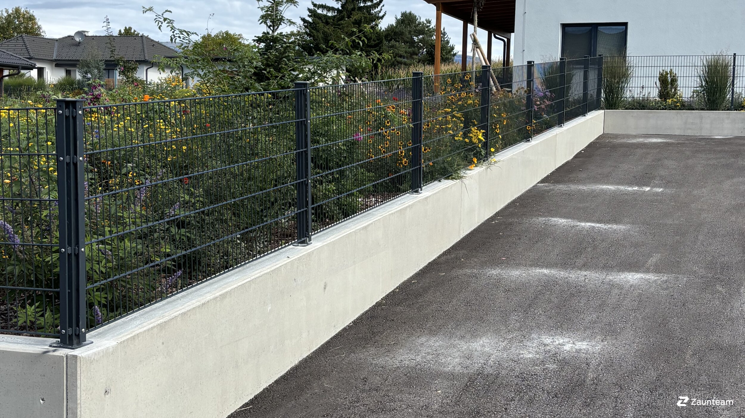 Doppelstabmattenzaun aus dem 2025 in 8250 Vorau Österreich von Zaunteam Oststeiermark.