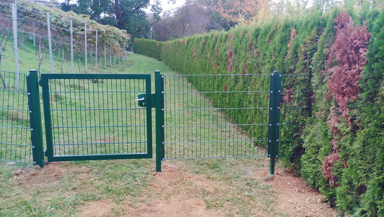 Doppelstabmattenzaun aus dem 2025 in 7574 Burgauberg-Neudauberg Österreich von Zaunteam Oststeiermark.