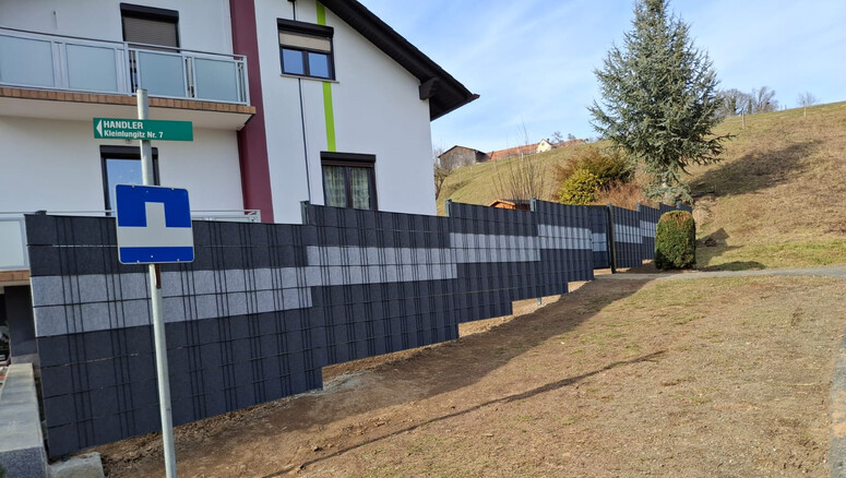 Flecht Sichtschutz aus dem 2026 in 8232 Kleinlungitz Österreich von Zaunteam Oststeiermark.