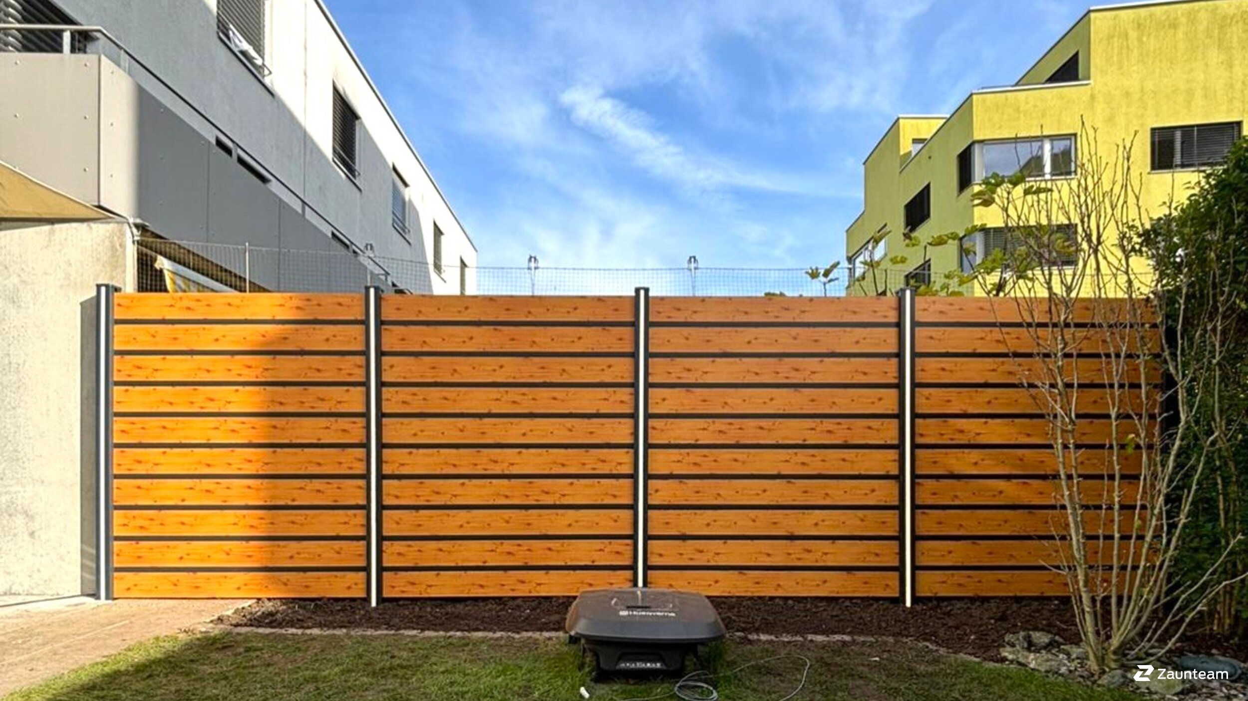 Aluminium Sichtschutz aus dem 2024 in 8952 Schlieren Schweiz von Zaunteam Zürich.