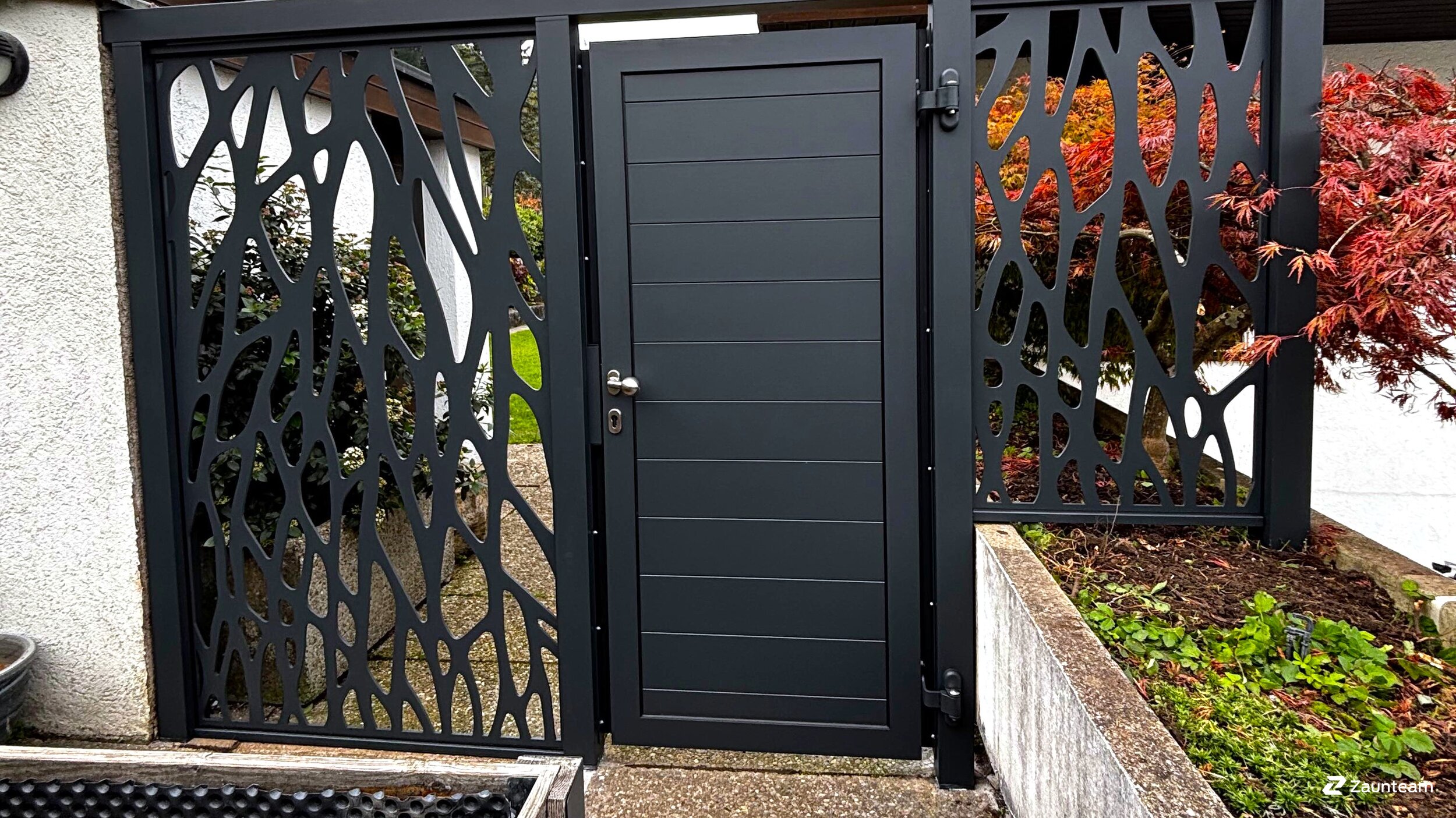 Protection brise-vue en aluminium de 2025 à 8942 Oberrieden Suisse de Zaunteam Zürich.