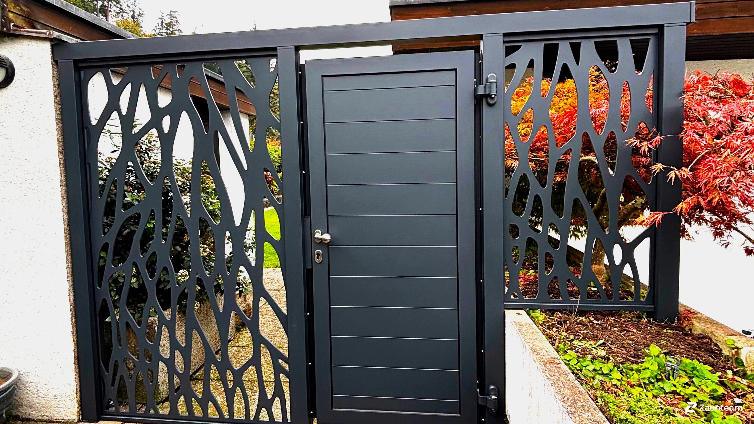 Protection brise-vue en aluminium de 2025 à 8942 Oberrieden Suisse de Zaunteam Zürich.