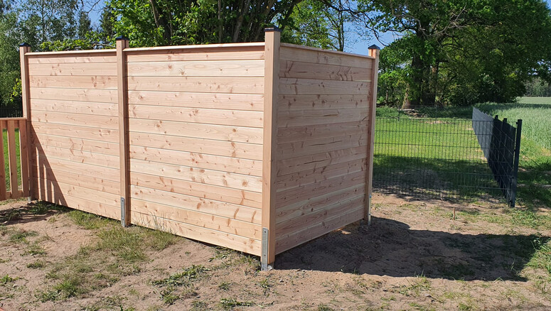 Holz Sichtschutz aus dem 2023 in 38489 Rohrberg Deutschland von Zaunteam Südheide-Altmark.