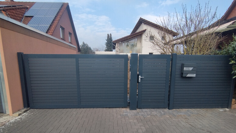 Aluminium Sichtschutz aus dem 2025 in 38104 Braunschweig Deutschland von Zaunteam Braunschweig.