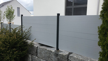 Aluminium Sichtschutz aus dem 2019 in 8620 Wetzikon Schweiz von Zaunteam Zürich Oberland GmbH.