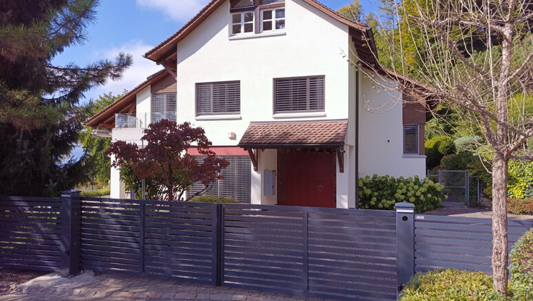 Protection brise-vue en aluminium de 2025 à 8707 Uetikon am See Suisse de Zaunteam Zürich Oberland.