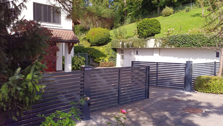 Clôture en aluminium de 2025 à 8707 Uetikon am See Suisse de Zaunteam Zürich Oberland.