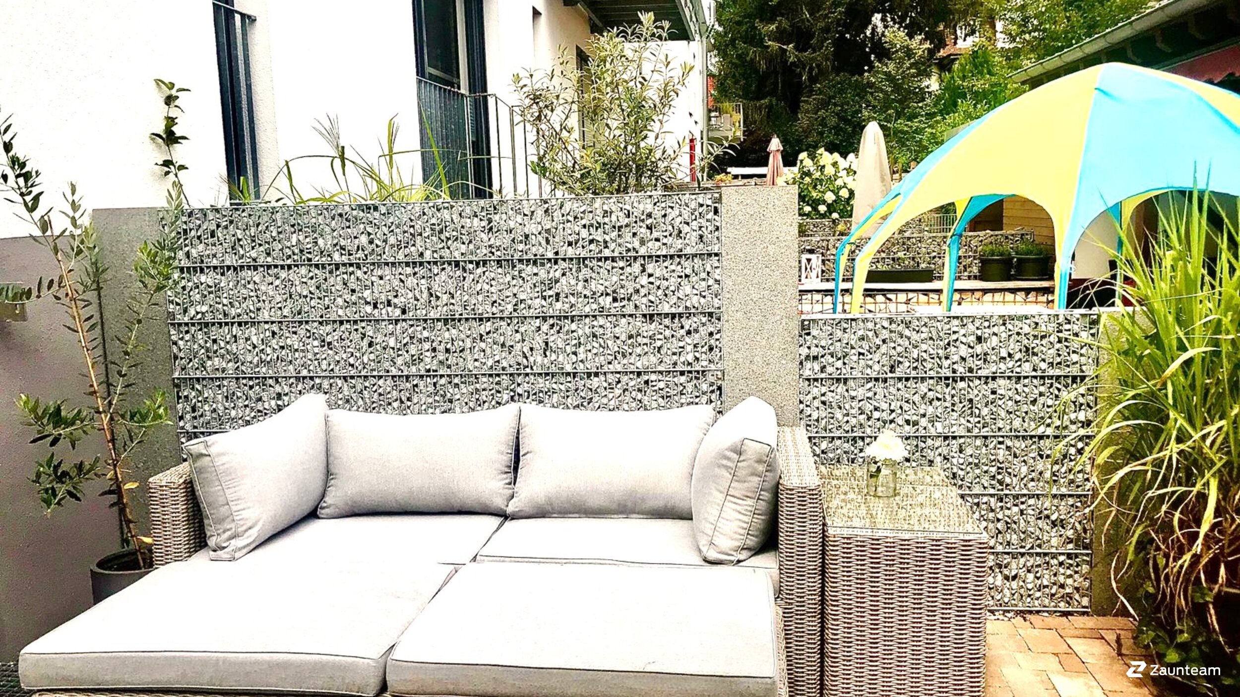 Gabionen Steinkörbe aus dem 2020 in 79261 Gutach Deutschland von Zaunteam Breisgau.