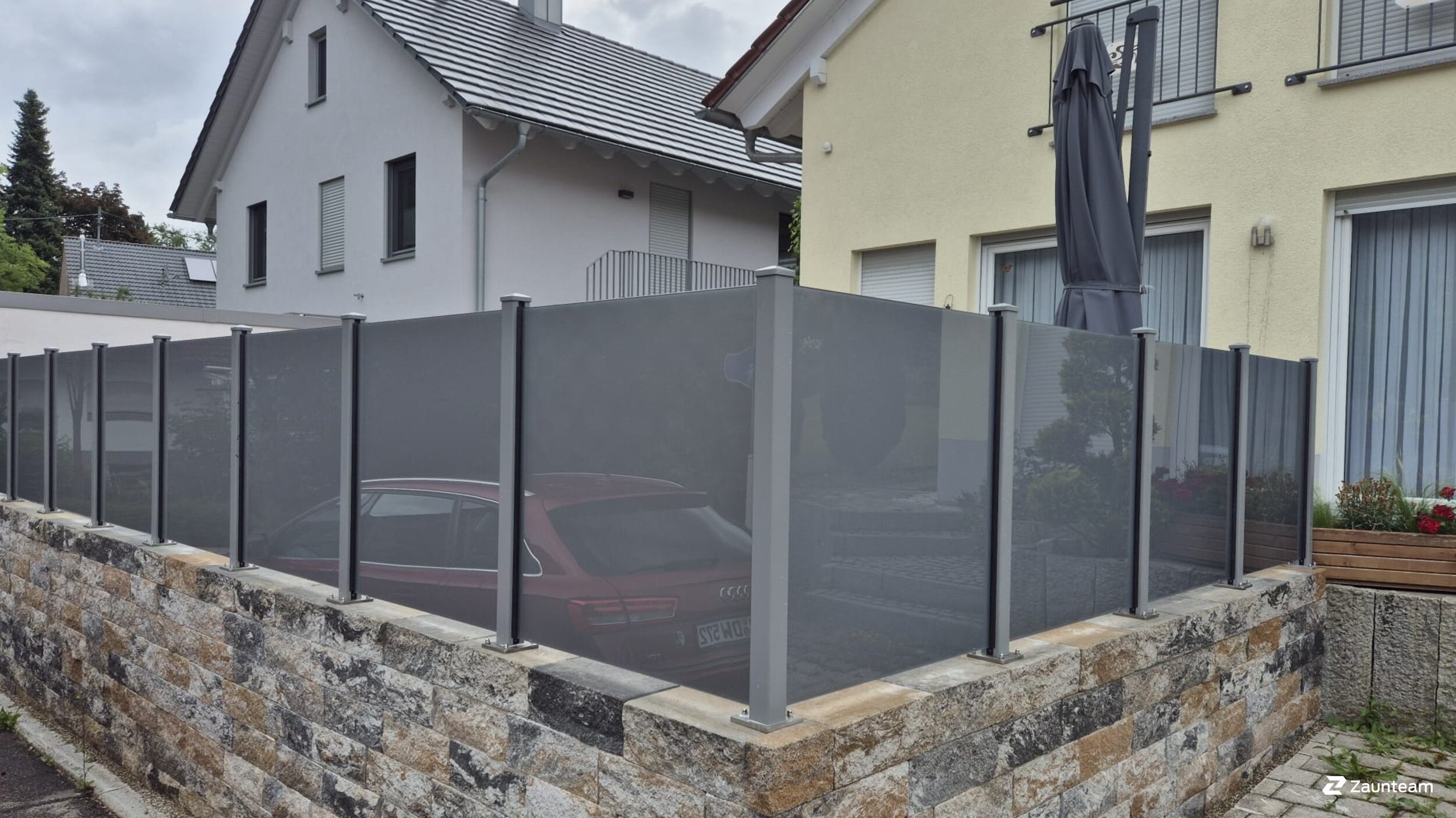 Glas Sichtschutz aus dem 2025 in 79215 Elzach Deutschland von Zaunteam Breisgau.