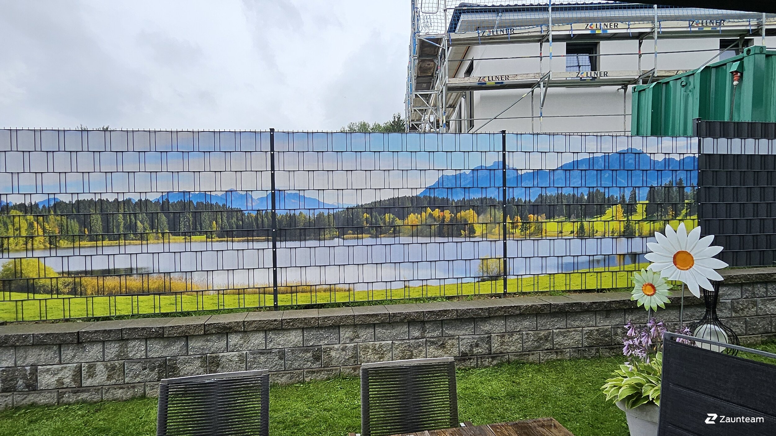 Protection brise-vue en tressage de 2025 à 94227 Lindberg Allemagne de Zaunteam Regen.