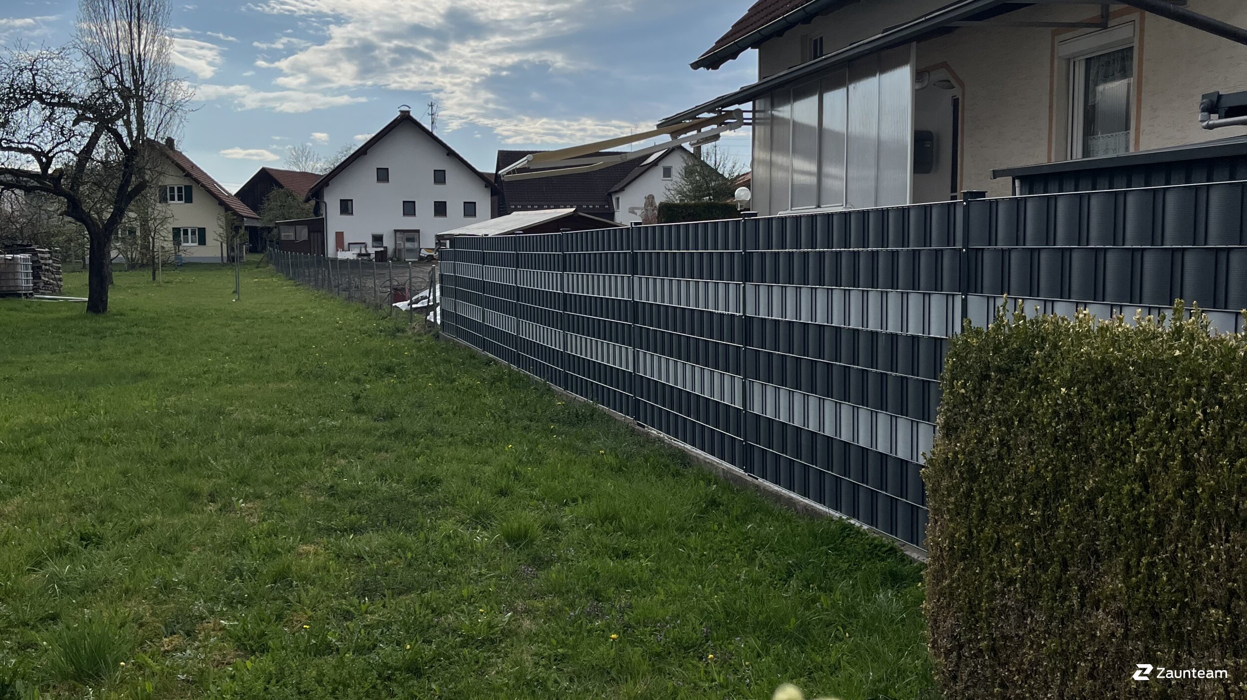 Protection brise-vue en tressage de 2025 à 86833 Ettringen Allemagne de Zaunteam Unterallgäu.