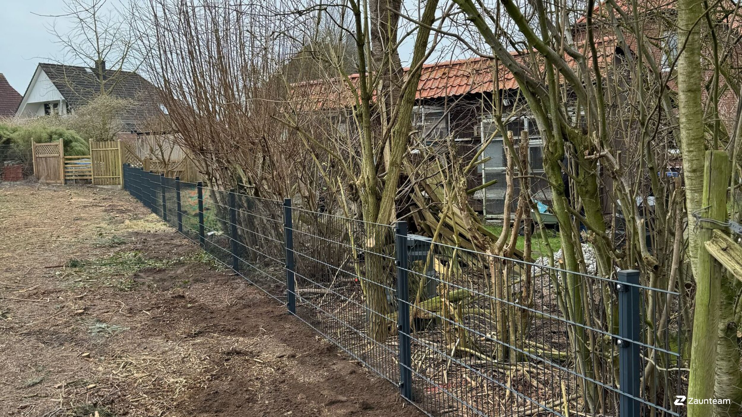 Doppelstabmattenzaun aus dem 2025 in 21640 Bliedersdorf Deutschland von Zaunteam Stade-Geestland.
