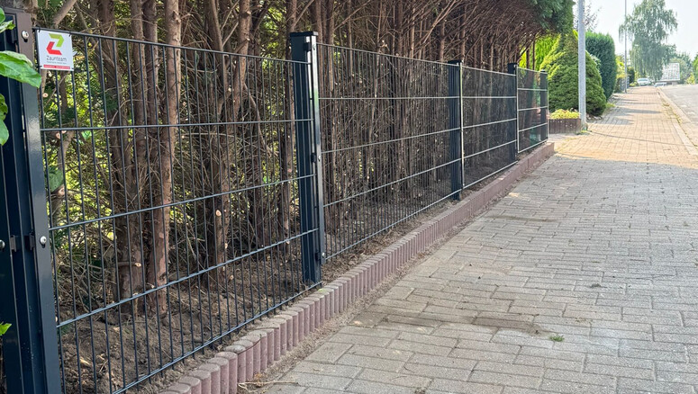 Clôture en panneau double fil de 2025 à 21739 Dollern Allemagne de Zaunteam Stade-Geestland.