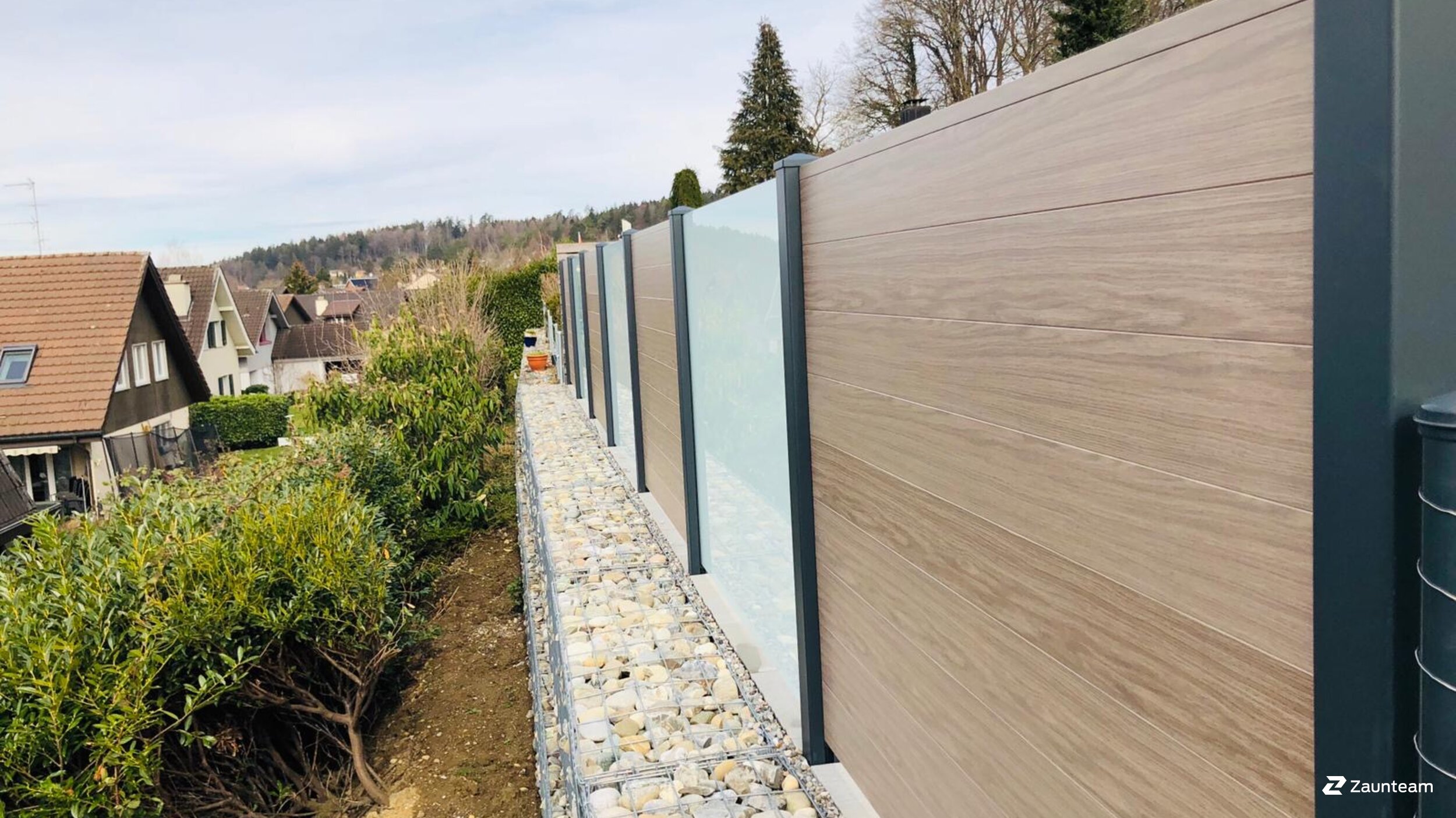 Aluminium Sichtschutz aus dem 2018 in 8405 Winterthur Schweiz von Zaunteam Neftenbach.