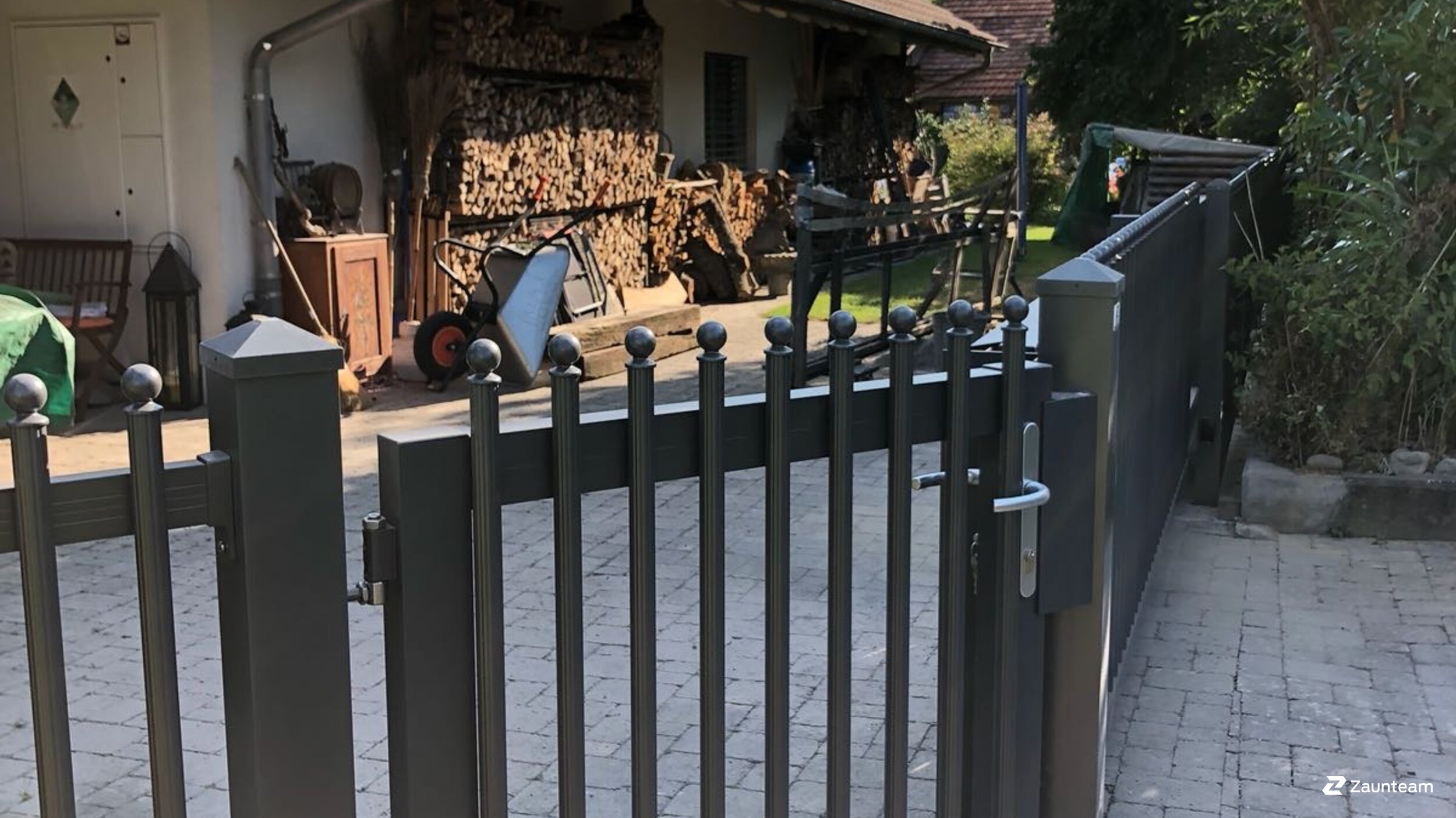 Aluzaun aus dem 2017 in 8460 Marthalen Schweiz von Zaunteam Neftenbach.
