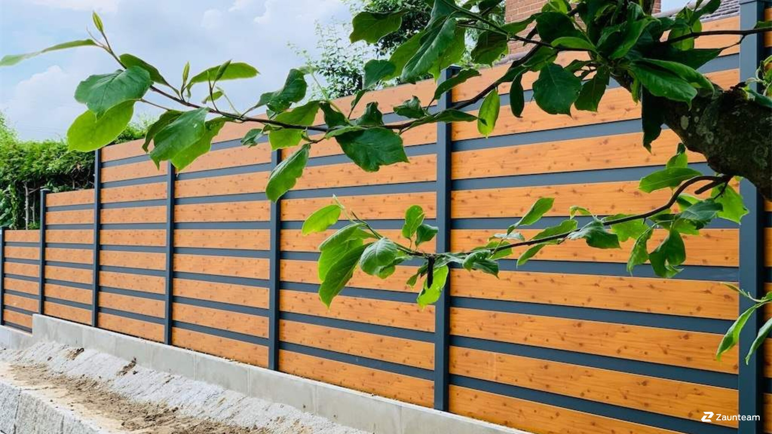 Aluminium Sichtschutz aus dem 2021 in 8405 Seen Schweiz von Zaunteam Neftenbach.