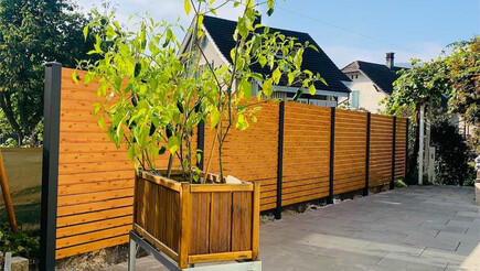 Aluminium Sichtschutz aus dem 2021 in 8427 Freienstein Schweiz von Zaunteam Neftenbach.