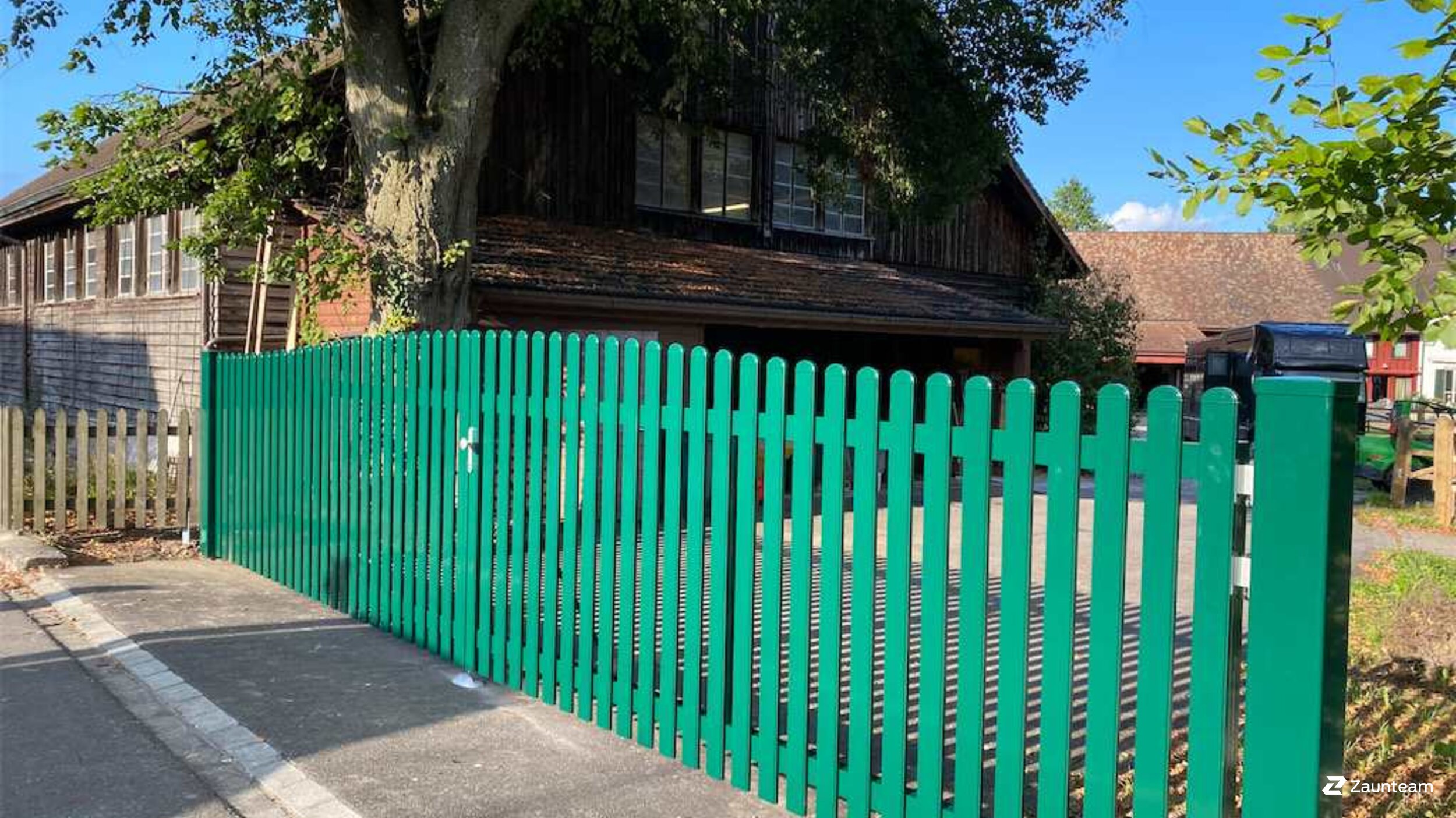 Aluzaun aus dem 2020 in 8415 Gräslikon Schweiz von Zaunteam Neftenbach.