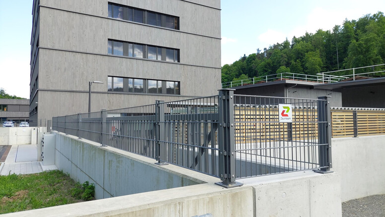 Clôture en panneau double fil de 2025 à 8200 Schaffhausen Suisse de Zaunteam Neftenbach.