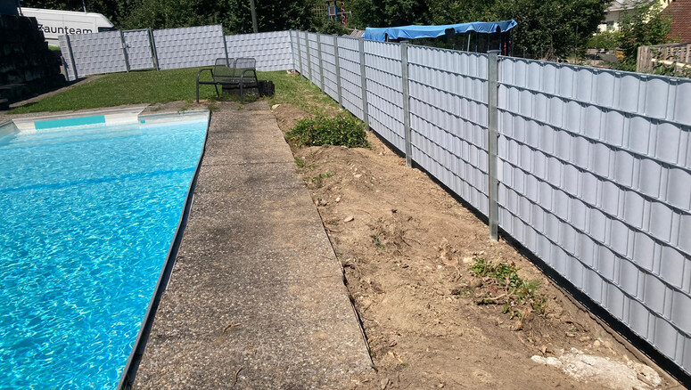 Protection brise-vue en tressage de 2025 à 8426 Lufingen Suisse de Zaunteam Neftenbach.