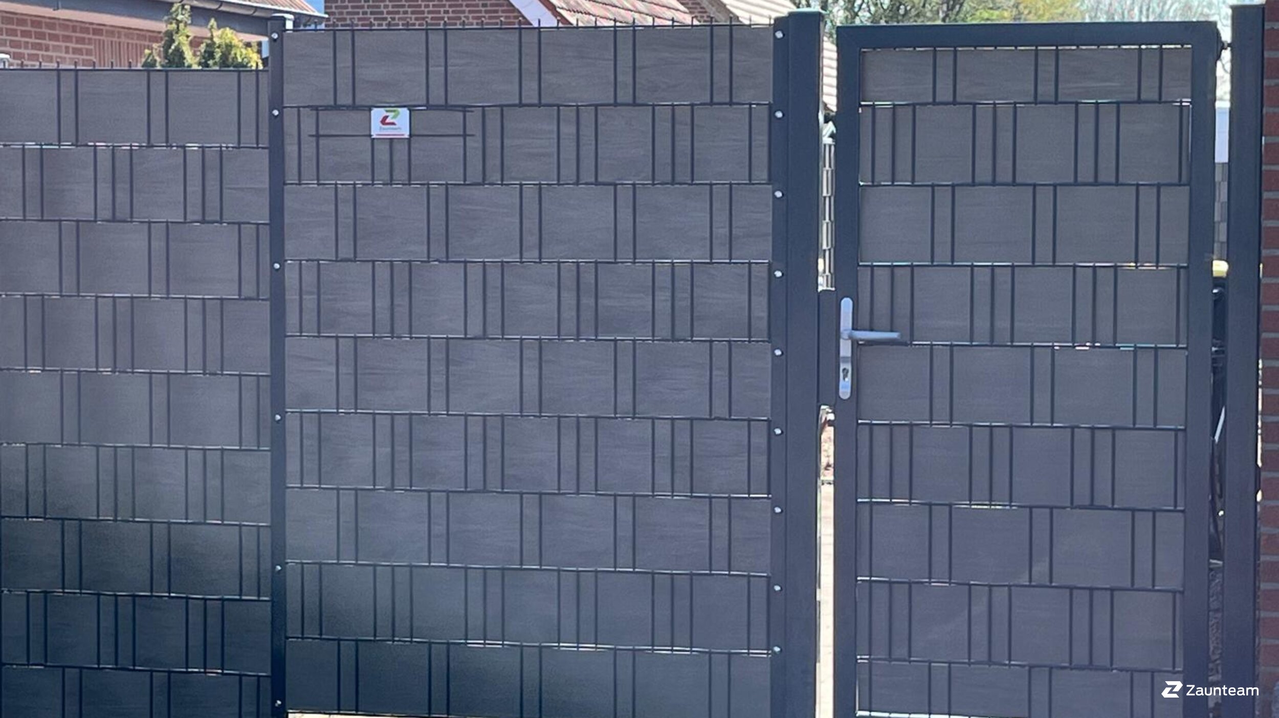 Protection brise-vue en tressage de 2025 à 48429 Rheine Allemagne de Zaunteam Ems-Vechte.