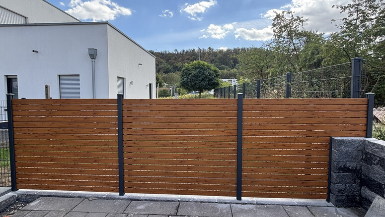 Aluminium Sichtschutz aus dem 2026 in 56332 Dieblich Deutschland von Zaunteam Koblenz.