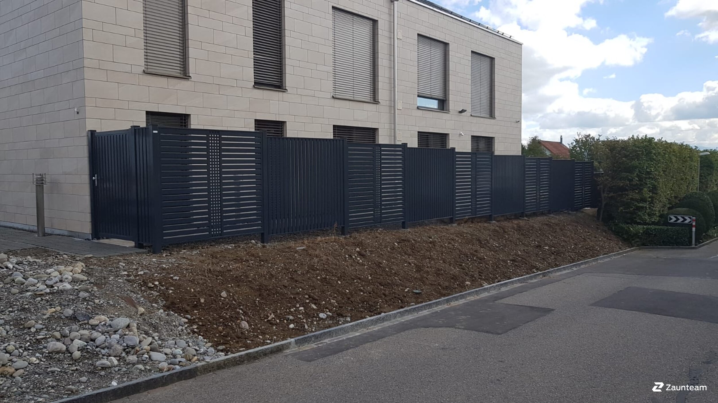 Aluminium Sichtschutz aus dem 2018 in 8572 Berg Schweiz von Zaunteam Thurgau AG.