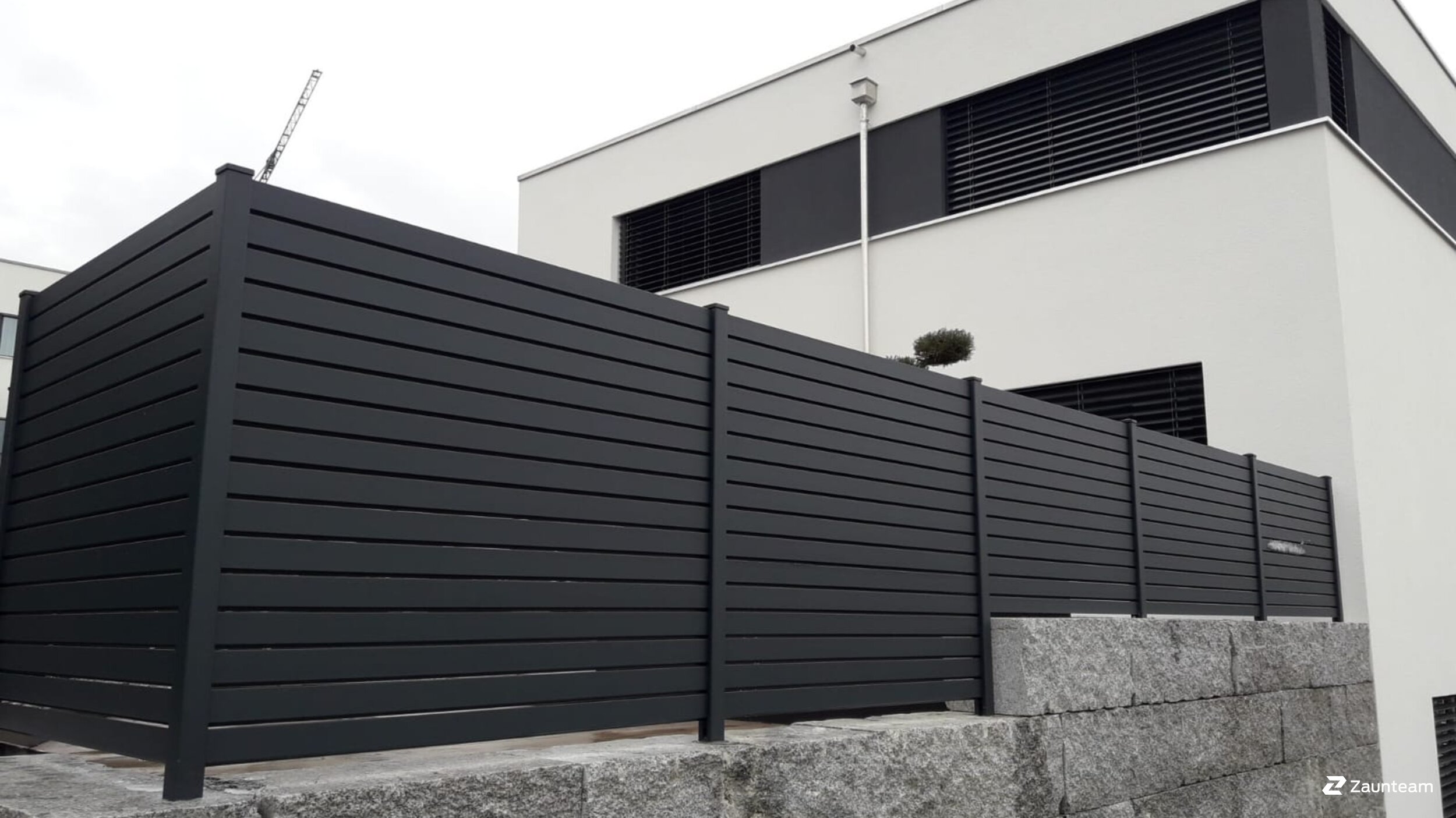 Aluminium Sichtschutz aus dem 2018 in 9542 Münchwilen Schweiz von Zaunteam Thurgau AG.