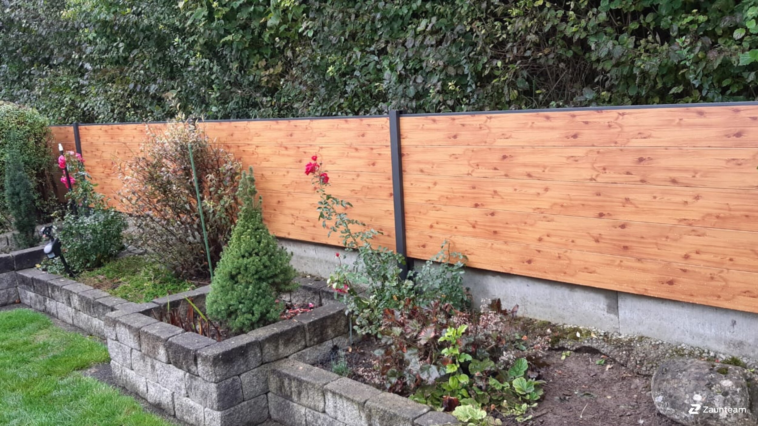 Aluminium Sichtschutz aus dem 2022 in 8556 Illhard Schweiz von Zaunteam Thurgau AG.