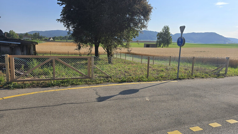 Maschendrahtzaun aus dem 2025 in 8259 Etzwilen Schweiz von Zaunteam Thurgau AG.