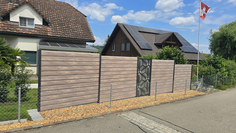 Aluminium Sichtschutz aus dem 2025 in 9565 Rothenhausen Schweiz von Zaunteam Thurgau AG.